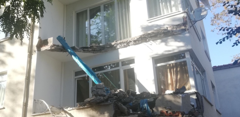 Kınalıada’da Korkutan Yıkım
