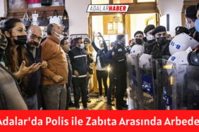 Adalar'da Polis ile Zabıta Arasında Arbede