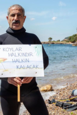 Adalar Belediye Başkanı Akpolat Martha Koyu için dalış yaptı