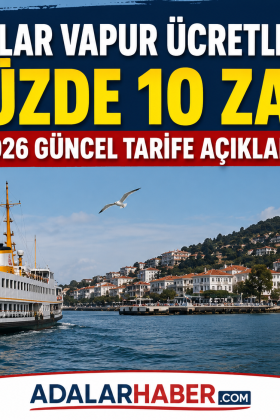 Adalar Vapur ücret